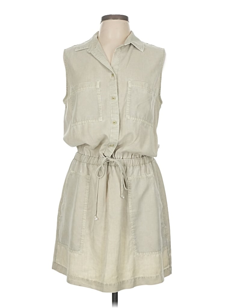 Pre-owned Cloth & Stone Romper In Brown