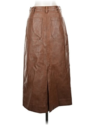 Rails Faux Leather Skirt (view 2)