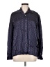 Evan Picone Print Blue Long Sleeve Button-Down Shirt Size M (estimated) - photo 1