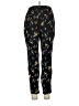 Halogen 100% Polyester Print Black Casual Pants Size L - photo 2
