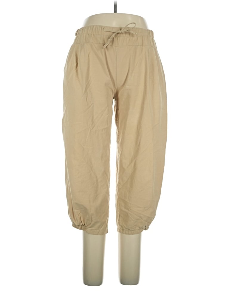Pre-owned Unbranded Casual Pants In Tan