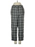 Topshop Plaid Gray Casual Pants Size 4 - photo 1