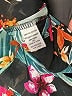 Heart & Hips 100% Polyester Tropical Black Kimono Size XL - photo 8