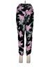 River Island Floral Black Casual Pants Size 10 - photo 2
