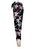 River Island Floral Black Casual Pants Size 10 - photo 5