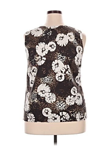 Madison Sleeveless Silk Top (view 2)
