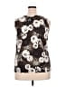Madison Brown Sleeveless Silk Top Size 2X - photo 2
