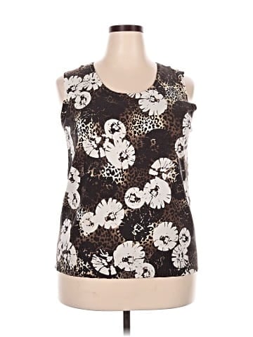 Madison Sleeveless Silk Top (view 1)