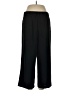 H&M 100% Polyester Solid Black Casual Pants Size 12 - photo 1
