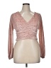 Self Esteem 100% Polyester Pink 3/4 Sleeve Top Size XL - photo 1