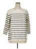 Gap 100% Polyester Silver 3/4 Sleeve T-Shirt Size XL - photo 1