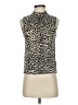 August Silk Tan Sleeveless Top Size S - photo 1