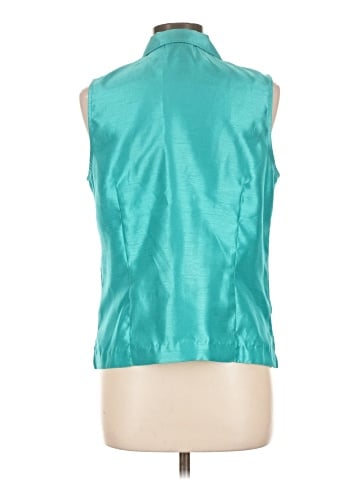 DressBarn Sleeveless Button-Down Shirt (view 2)
