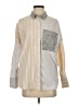 BDG Color Block Ivory Long Sleeve Button-Down Shirt Size XS - photo 1