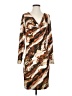 Cupshe Print Brown Casual Dress Size S - photo 1