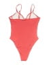 Unbranded Solid Red One Piece Swimsuit Size L - photo 2