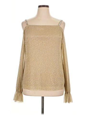 Wrapper Long Sleeve Blouse (view 1)