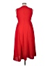 Shein Curve 100% Polyester Solid Red Casual Dress Size 0X - photo 2