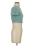Shein Teal Short Sleeve Turtleneck Size S - photo 4