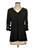 Unbranded 100% Polyester Black 3/4 Sleeve Blouse Size S - photo 1