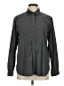 Uniqlo Chevron-herringbone Gray Long Sleeve Button-Down Shirt Size M - photo 1