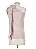 Club Monaco 100% Polyester Tan Sleeveless Blouse Size 00 - photo 2
