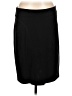 NY Collection Solid Black Casual Skirt Size 10 - photo 1