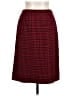 Le Suit 100% Polyester Plaid Red Formal Skirt Size 10 (petite) - photo 1