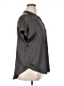 Old Navy 100% Polyester Gray Short Sleeve Blouse Size XL - photo 4