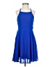Lulus Solid Blue Cocktail Dress Size XS - photo 1