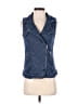 Guess Blue Denim Vest Size L - photo 1