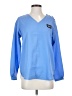 Lands' End 100% Polyester Blue Long Sleeve Blouse Size 2 - photo 1