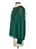Ann Taylor LOFT 100% Polyester Green Long Sleeve Blouse Size XS - photo 5
