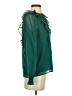 Ann Taylor LOFT 100% Polyester Green Long Sleeve Blouse Size XS - photo 4
