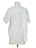 Madewell Stripes Silver Short Sleeve Blouse Size XS - photo 2