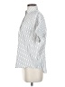 Madewell Stripes Silver Short Sleeve Blouse Size XS - photo 5