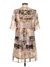 BCBGeneration Paisley Tan Casual Dress Size S - photo 2