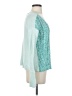 American Eagle Outfitters Color Block Teal Pullover Sweater Size S - photo 4