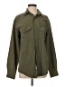 Covington 100% Polyester Solid Green Long Sleeve Blouse Size S - photo 1