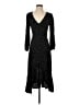Leith 100% Rayon Polka Dots Black Casual Dress Size S - photo 1