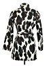 Carlisle 100% Cotton Animal Print Ivory Coat Size 6 - photo 2