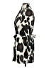 Carlisle 100% Cotton Animal Print Ivory Coat Size 6 - photo 5