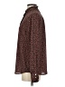 Ann Taylor LOFT 100% Polyester Animal Print Brown Long Sleeve Blouse Size S - photo 5