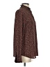 Ann Taylor LOFT 100% Polyester Animal Print Brown Long Sleeve Blouse Size S - photo 4
