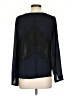 Ann Taylor LOFT 100% Polyester Black Long Sleeve Blouse Size XS - photo 2