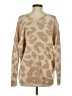 La Miel Animal Print Tan Pullover Sweater Size S - photo 2