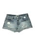 Bullhead 100% Cotton Blue Denim Shorts Size 5 - photo 1