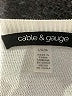 Cable & Gauge Ivory Pullover Sweater Size L - photo 7