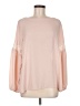 Ann Taylor LOFT Outlet 100% Polyester Pink Long Sleeve Blouse Size M - photo 1