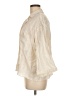 Zara Ivory 3/4 Sleeve Button-Down Shirt Size M - photo 5